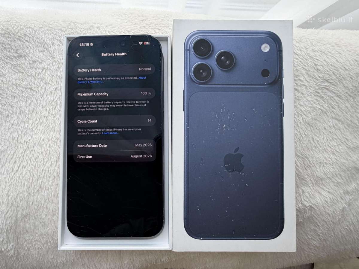 iPhone 17 pro max parduodamas - nuotraukos Nr. 3