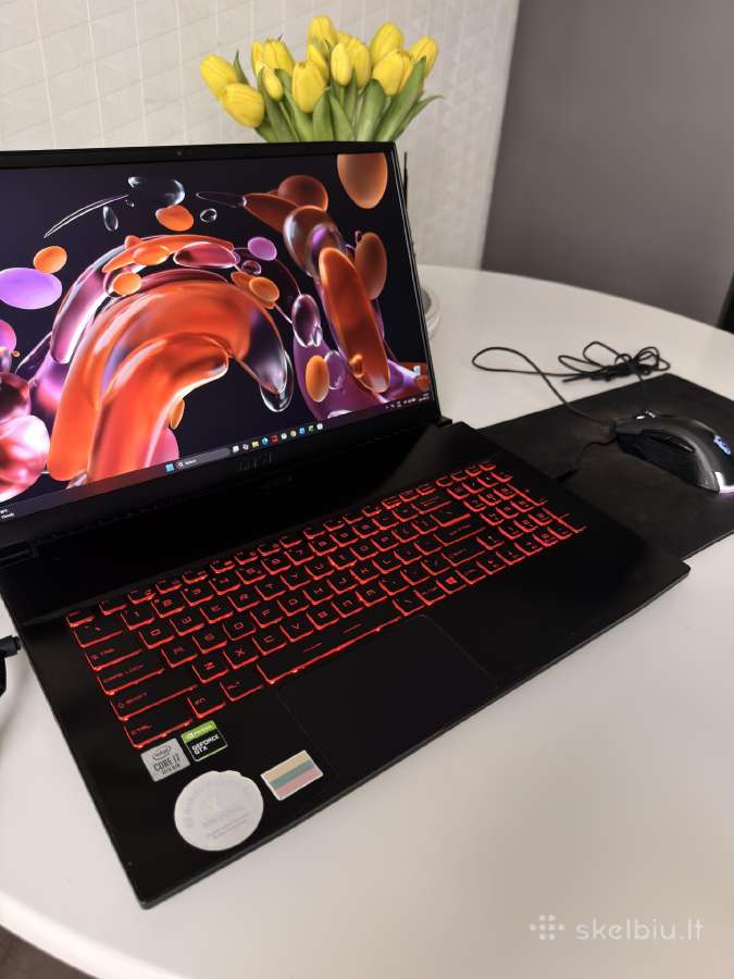 Msi Gf75 17.3 / i7-10750h / Gtx 1650 Ti (4G) - nuotraukos Nr. 5
