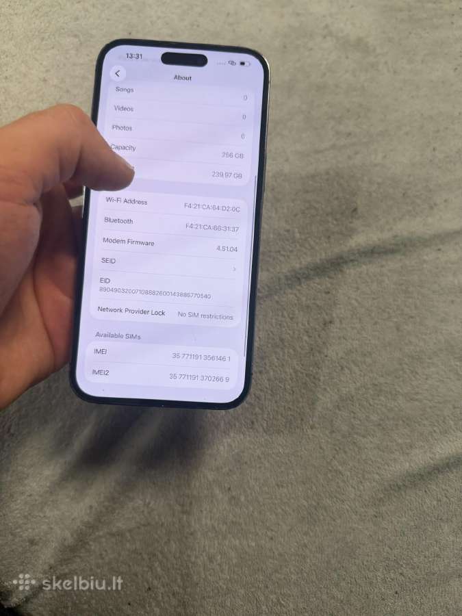 iPhone 14 pro max 256gb - nuotraukos Nr. 7