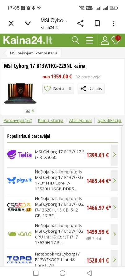 Msi kyborg - nuotraukos Nr. 8