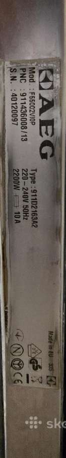 Įmontuojama indaplovė Aeg F55002vi0p - nuotraukos Nr. 5