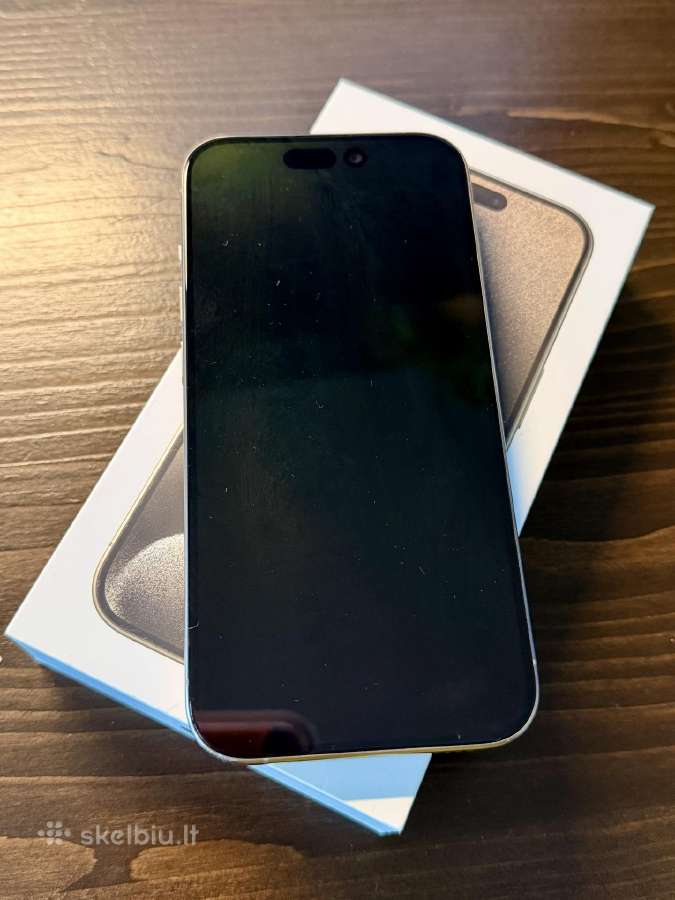 iPhone 15 Pro 128 GB – labai geros būklės - nuotraukos Nr. 2