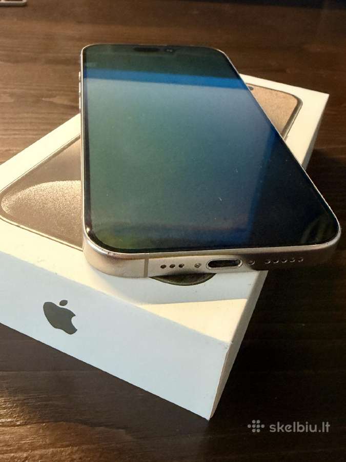 iPhone 15 Pro 128 GB – labai geros būklės - nuotraukos Nr. 4