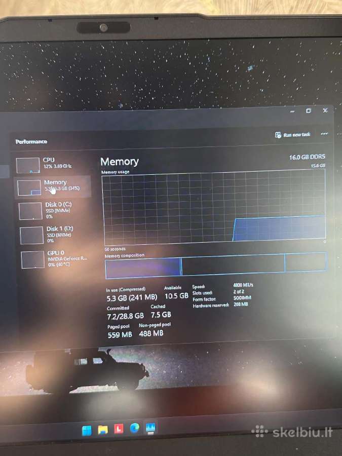 Parduodu naudota Lenovo Loq 15irh8 Gaming Laptop - nuotraukos Nr. 6