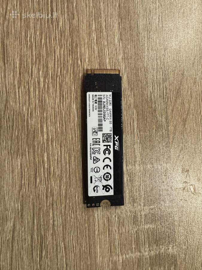Xpg Gammix S5 1tb Nvme SSD - nuotraukos Nr. 2