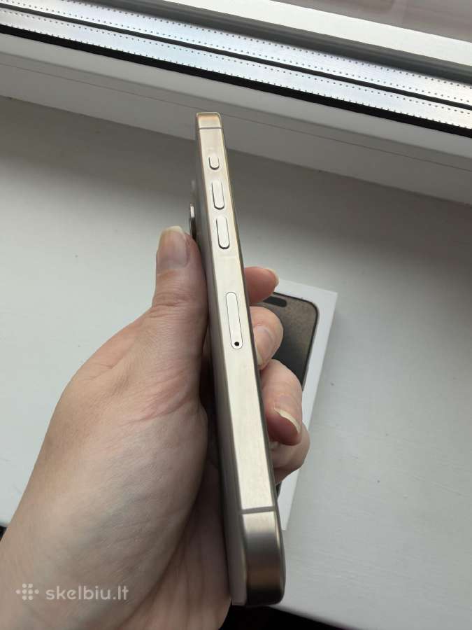 iPhone 15 Pro 128gb Natural Titanium - nuotraukos Nr. 7