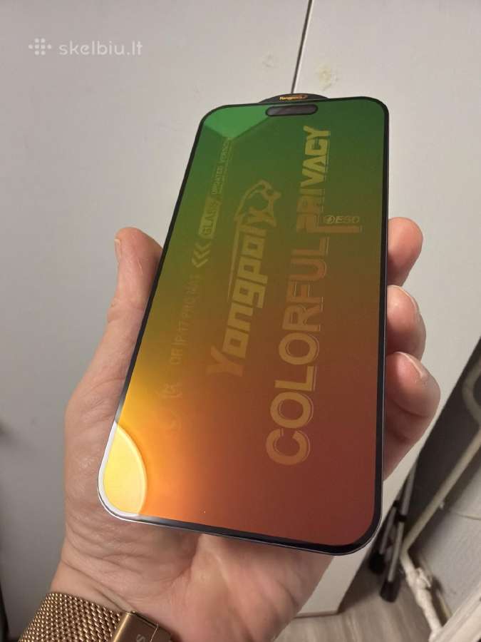 Privat stiklas iPhone 17 pro max - nuotraukos Nr. 2