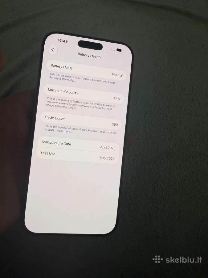 iPhone 16 pro max - nuotraukos Nr. 6