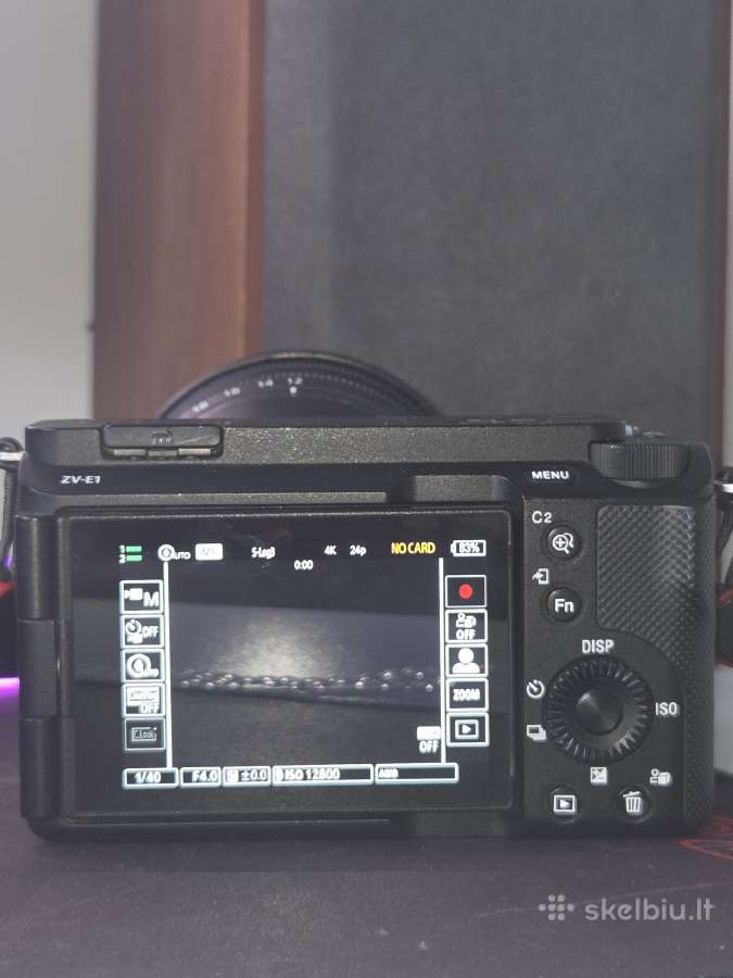 Sony Zv-e1 body - puiki būklė, full frame 4k 120p - nuotraukos Nr. 5