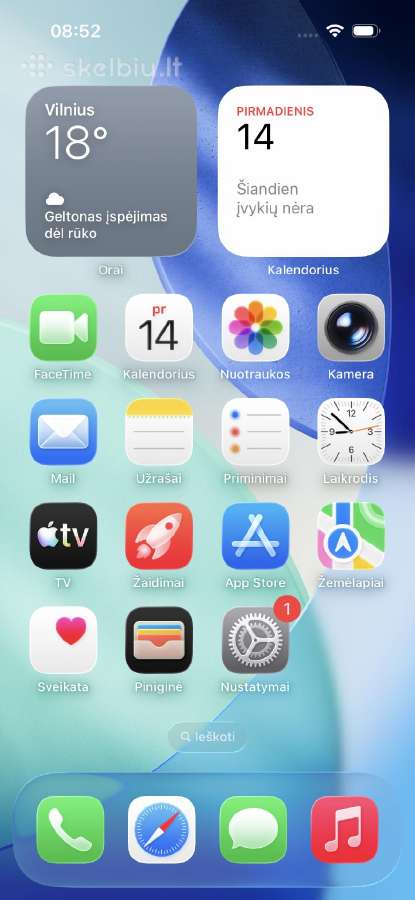 Apple iPhone 15 Pro 256 GB - nuotraukos Nr. 6