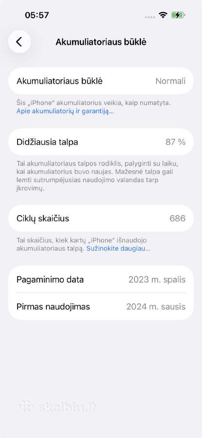 Apple iPhone 15 Pro 256 GB - nuotraukos Nr. 8