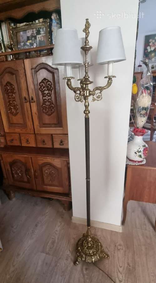 Retro,prabangus,tikros bronzos toršeras 155cm. - nuotraukos Nr. 7