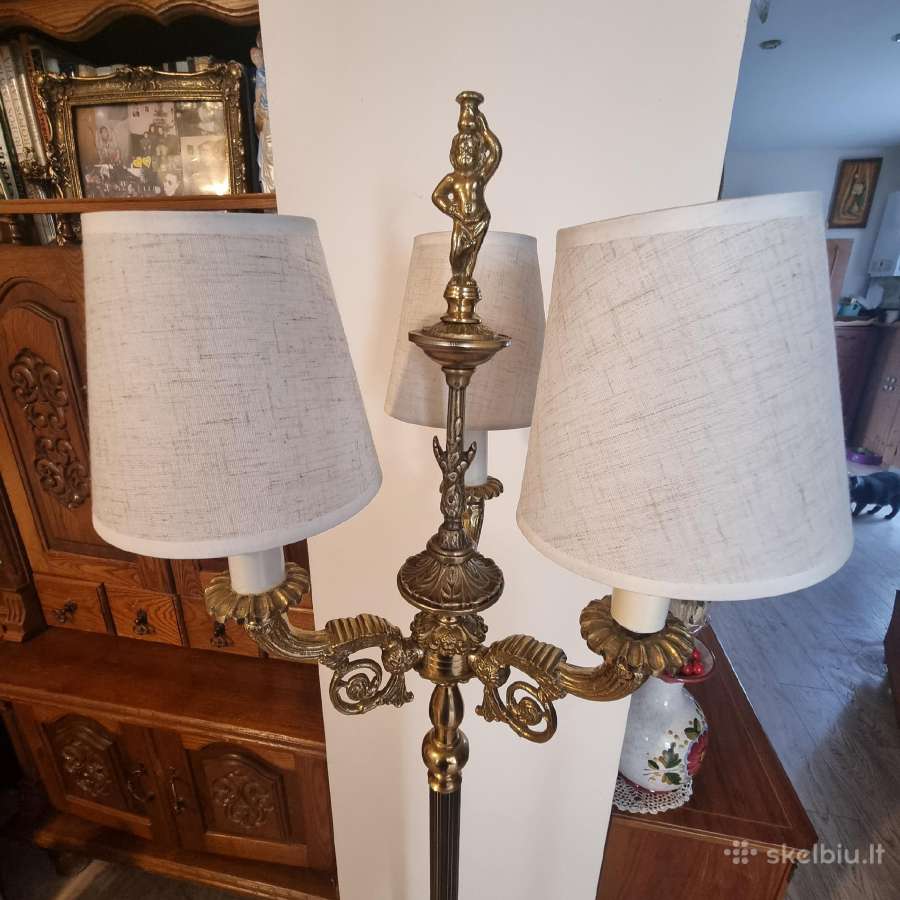 Retro,prabangus,tikros bronzos toršeras 155cm. - nuotraukos Nr. 8
