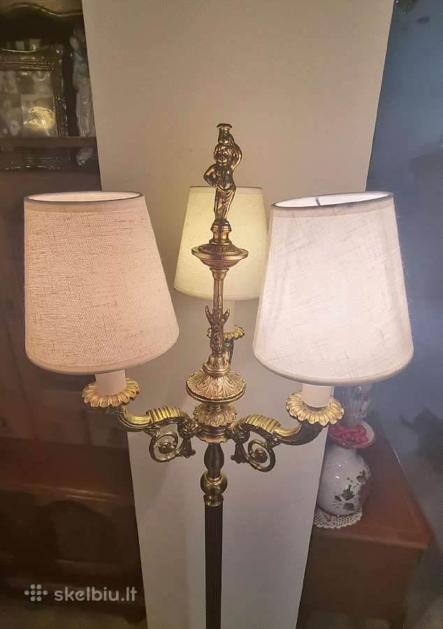 Retro,prabangus,tikros bronzos toršeras 155cm. - nuotraukos Nr. 9