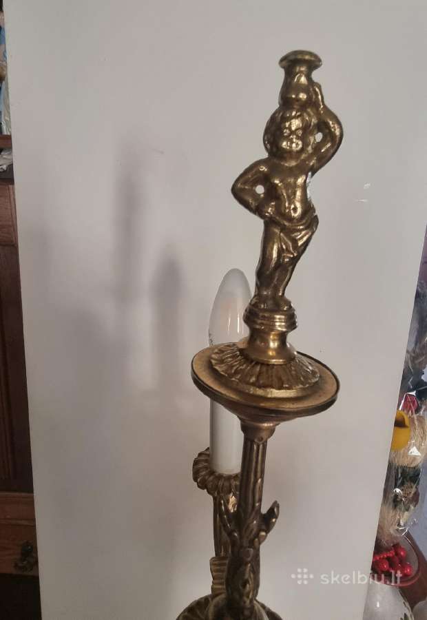 Retro,prabangus,tikros bronzos toršeras 155cm. - nuotraukos Nr. 3