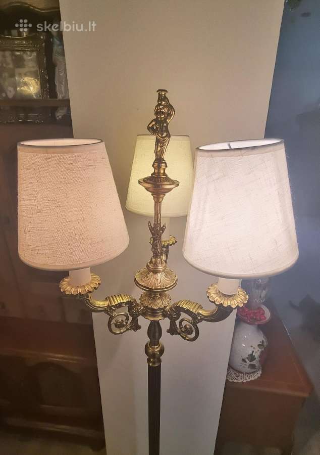 Retro,prabangus,tikros bronzos toršeras 155cm. - nuotraukos Nr. 9