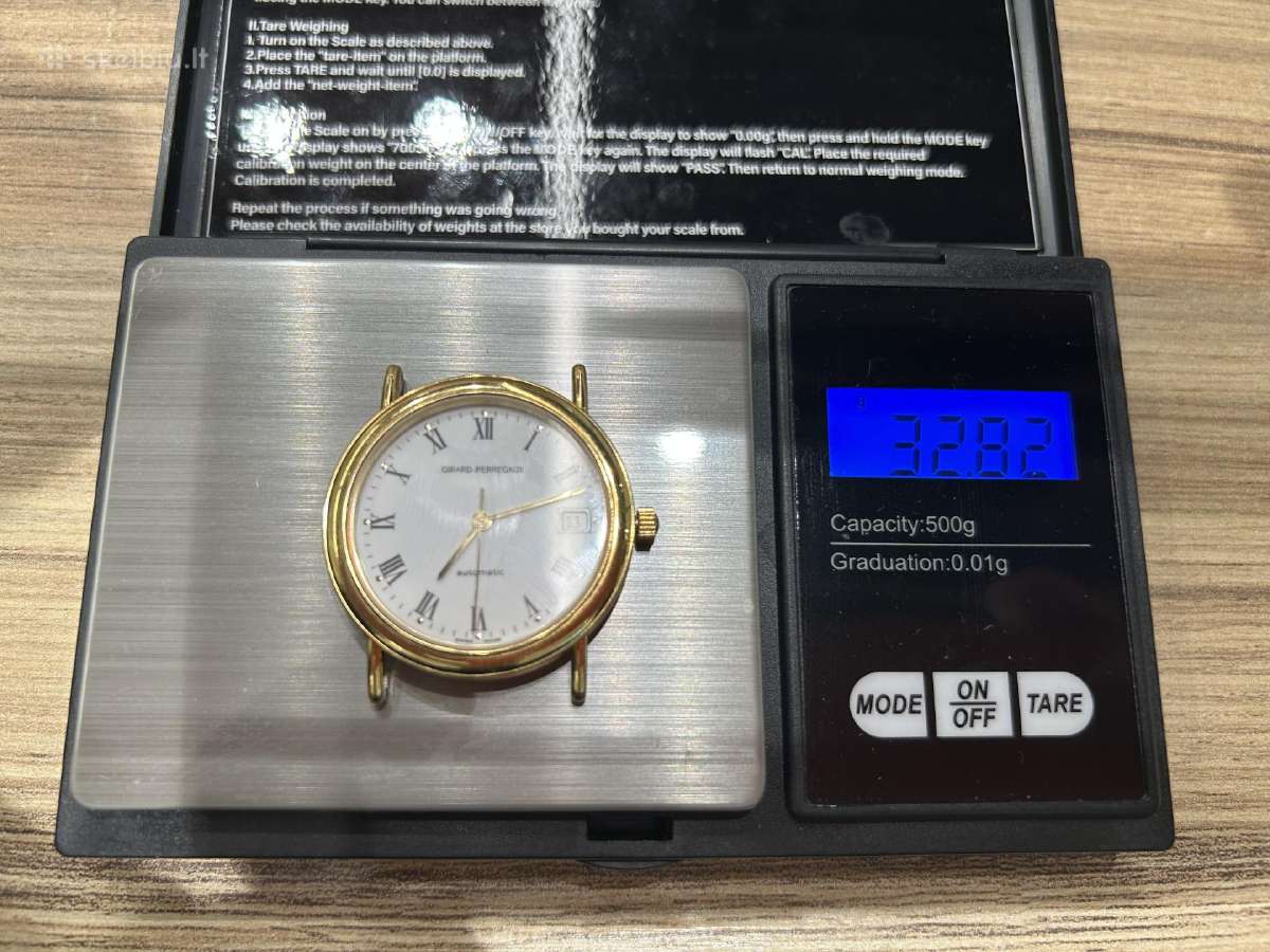 Girard Perregaux auksinis laikrodis - nuotraukos Nr. 14