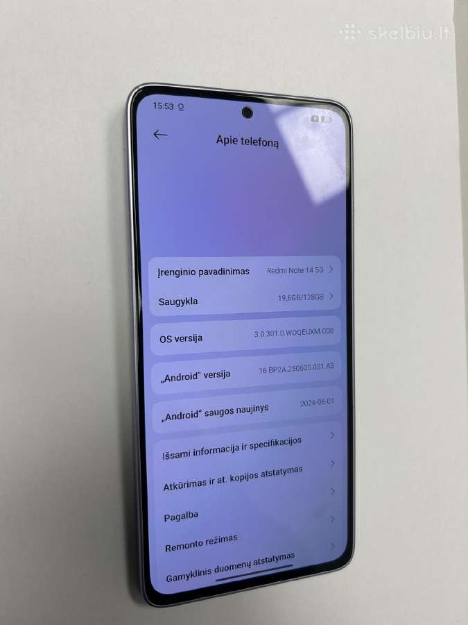 Redmi Note 14 5G - nuotraukos Nr. 3