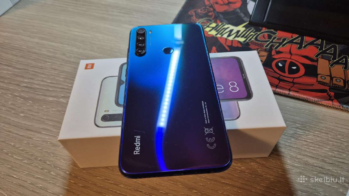 Redmi Note 8 Neptune Blue - nuotraukos Nr. 4