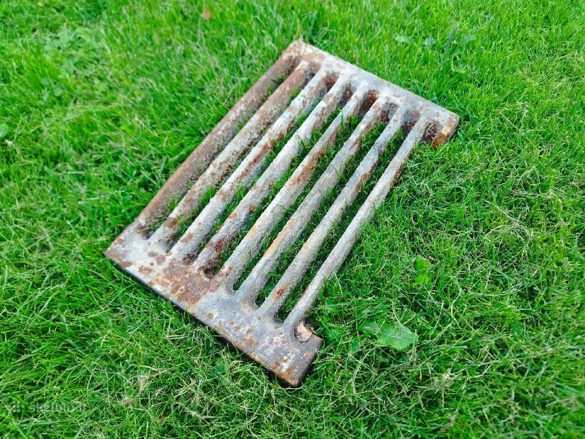 Ketaus pelenų grotelės krosniai 30x20 cm - nuotraukos Nr. 3