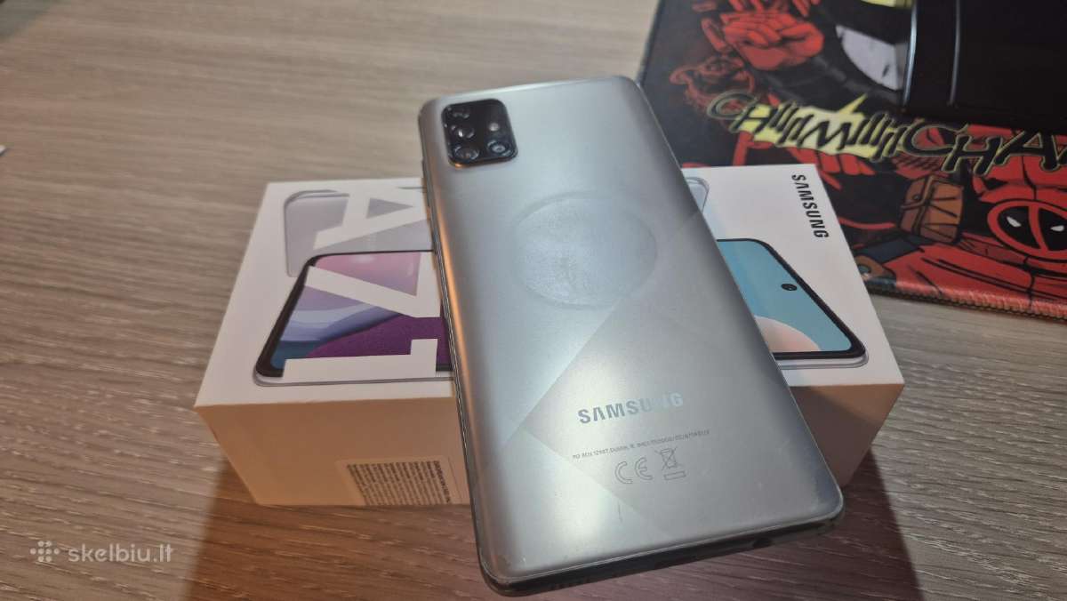 Samsung Galaxy A71 Haze Crush Silver - nuotraukos Nr. 4