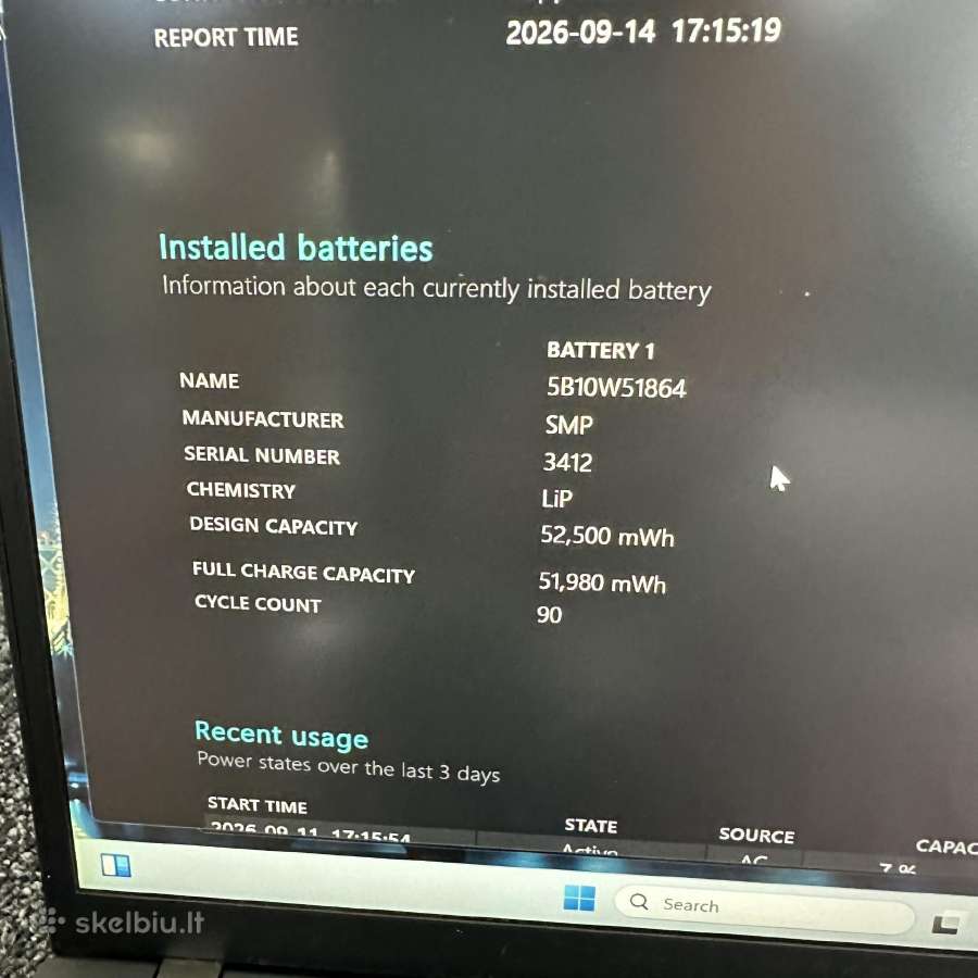 Lenovo Thinkpad T14 Gen4 I5-1345u 16gb 512ssd 14 - nuotraukos Nr. 16