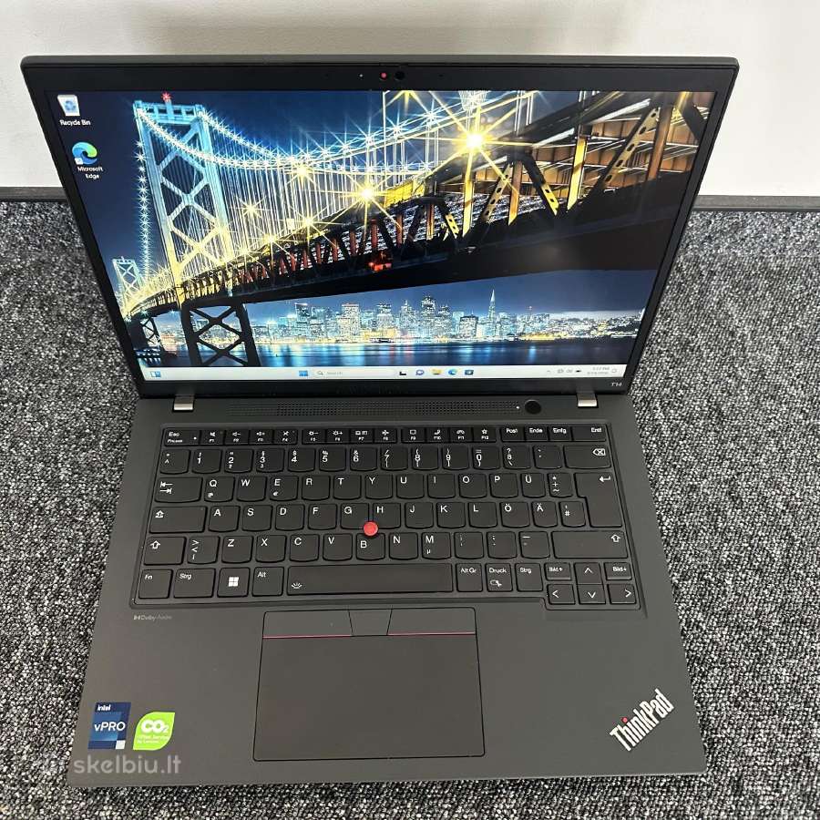 Lenovo Thinkpad T14 Gen4 I5-1345u 16gb 512ssd 14 - nuotraukos Nr. 8