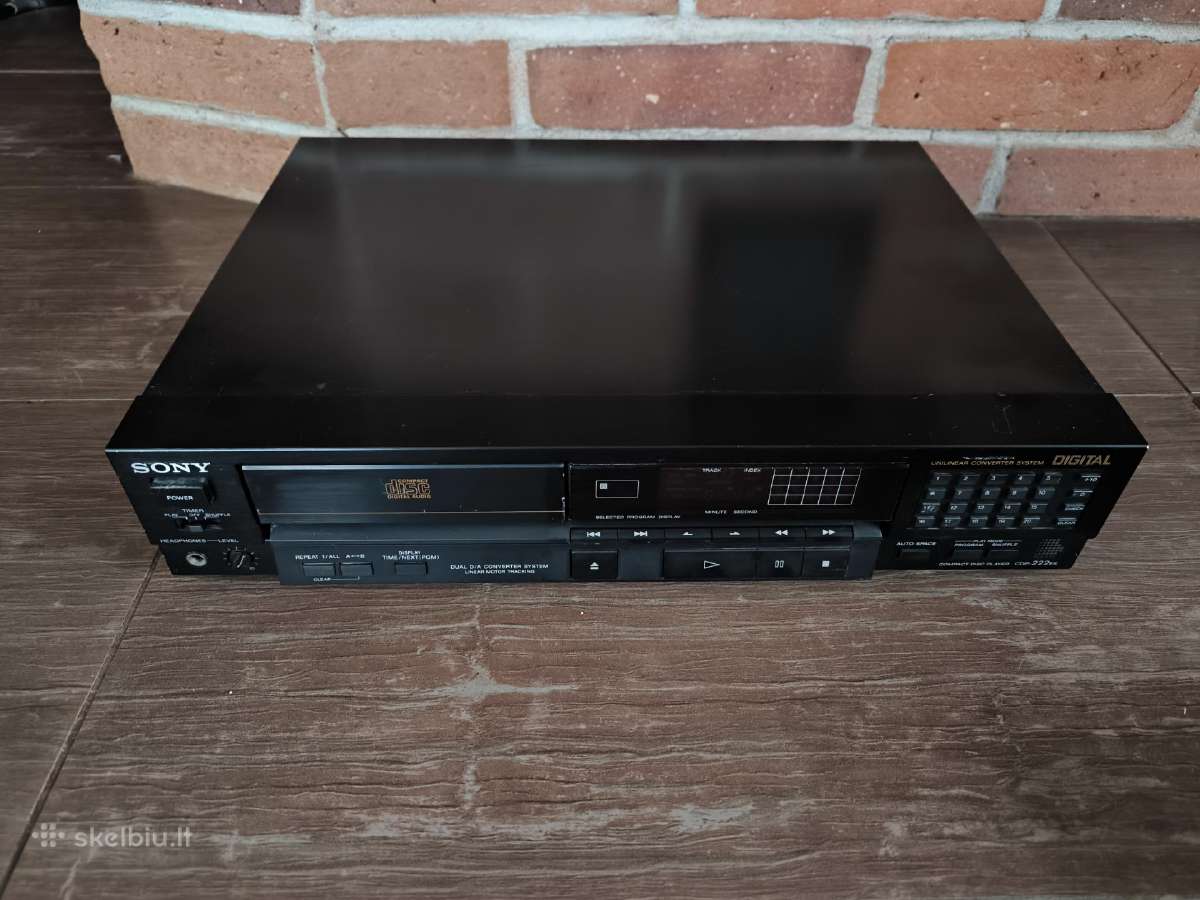 Sony cdp-222es CD grotuvas - nuotraukos Nr. 2