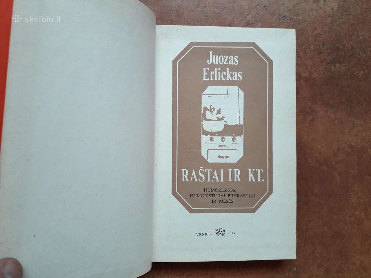 Juozas Erlickas "Raštai ir Kt." 1987 m. - nuotraukos Nr. 2