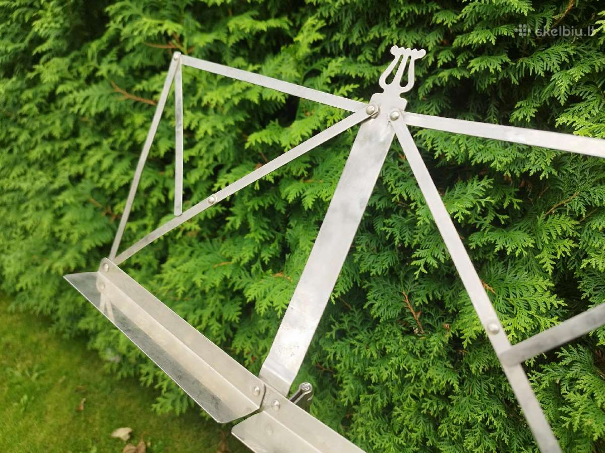 Metalinis natų pultas sulankstomas – kompaktiškas - nuotraukos Nr. 6