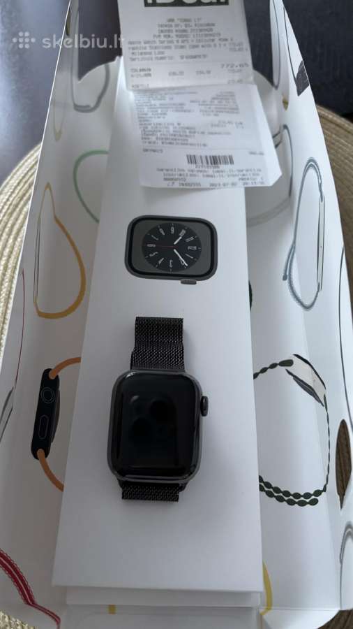 Apple Watch 8 stainless steel 41 mm - nuotraukos Nr. 4