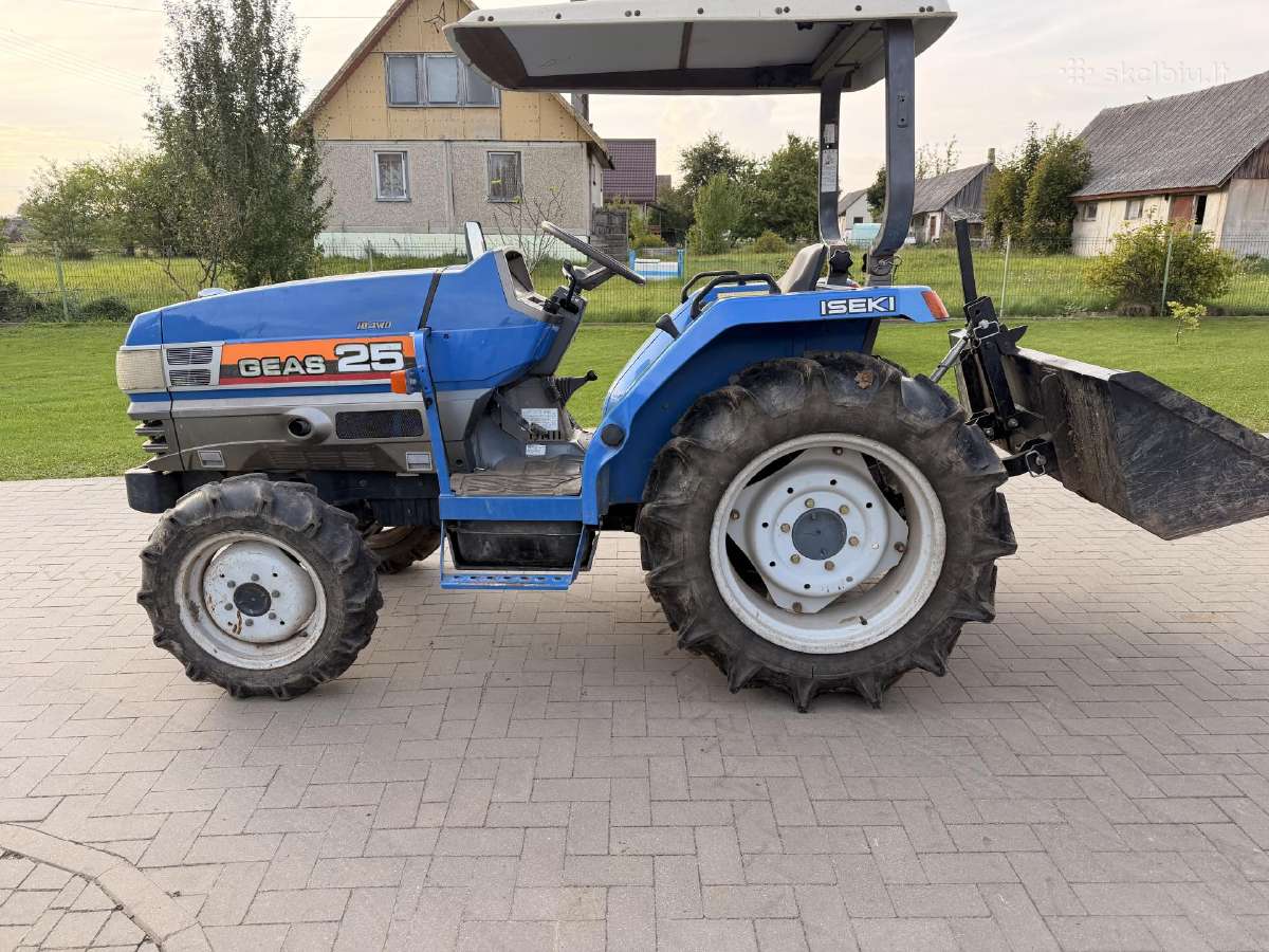 Ford traktorius, plūgas, priekaba, Iseki - nuotraukos Nr. 9