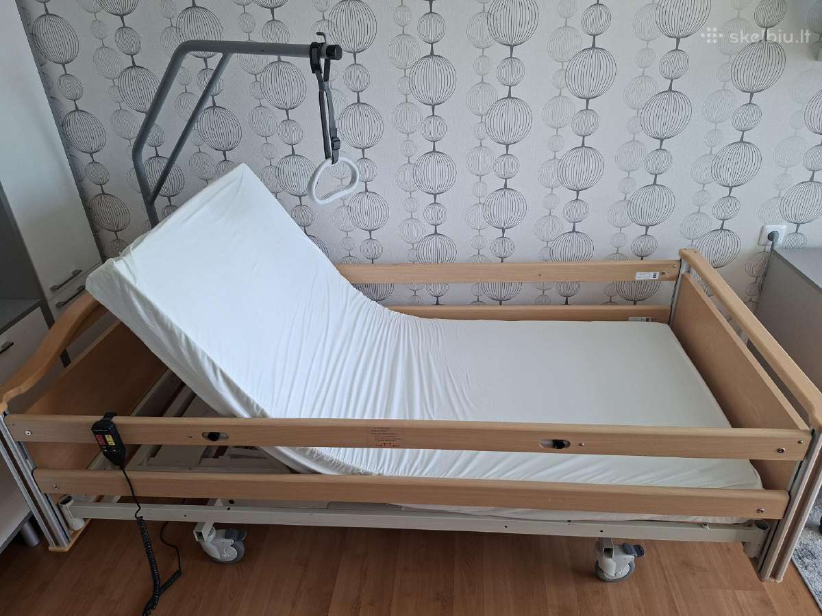 Parduodama naudota funkcinė slaugos lova - nuotraukos Nr. 2