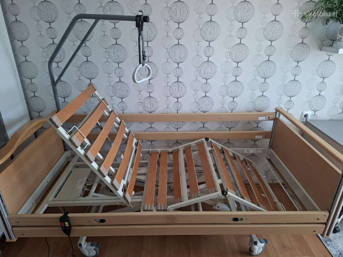 Parduodama naudota funkcinė slaugos lova - nuotraukos Nr. 3
