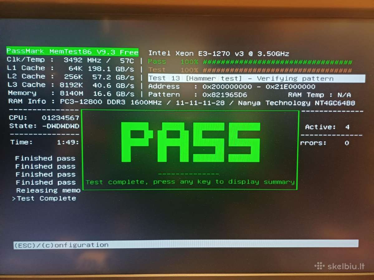 Nanya Ddr3 8gb (2*4gb) - nuotraukos Nr. 2