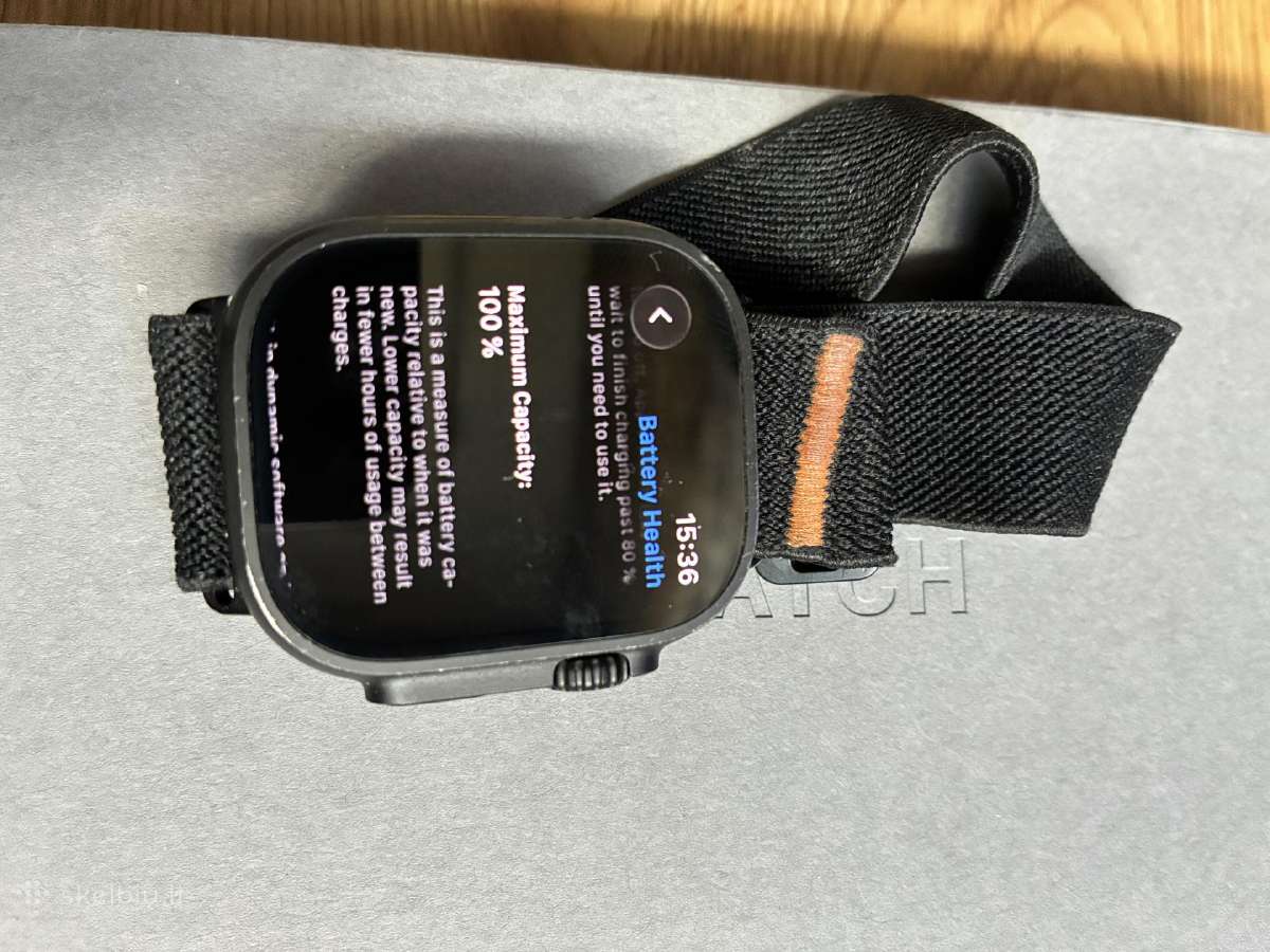 Apple watch ultra 3 49mm + 5 apyrankės - nuotraukos Nr. 2