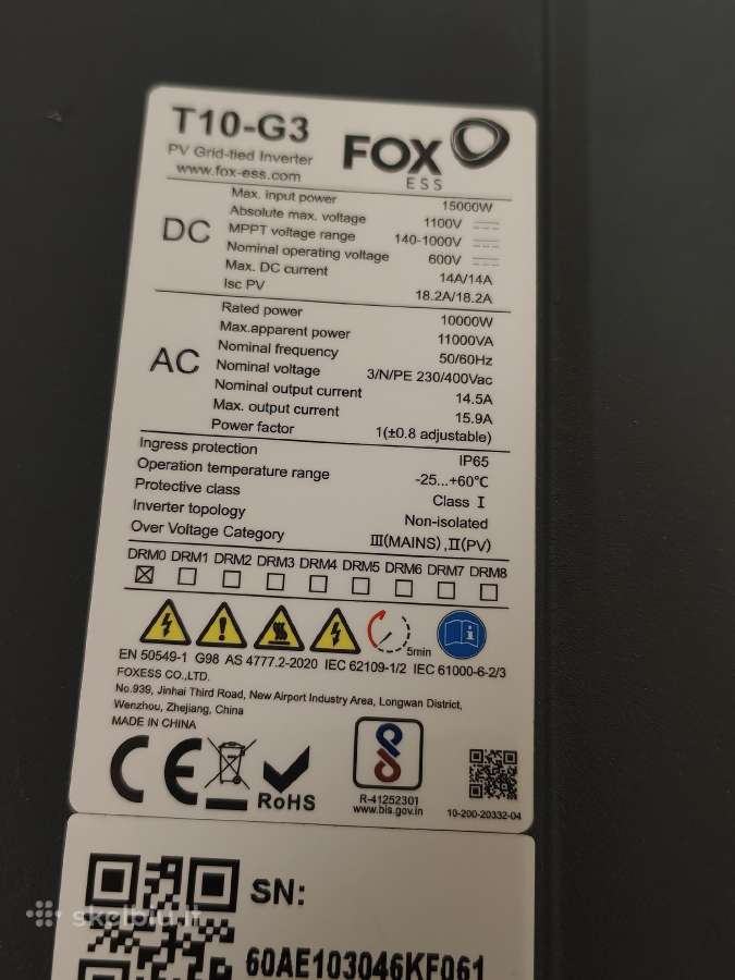 Inverteris fox T10g3 - nuotraukos Nr. 2