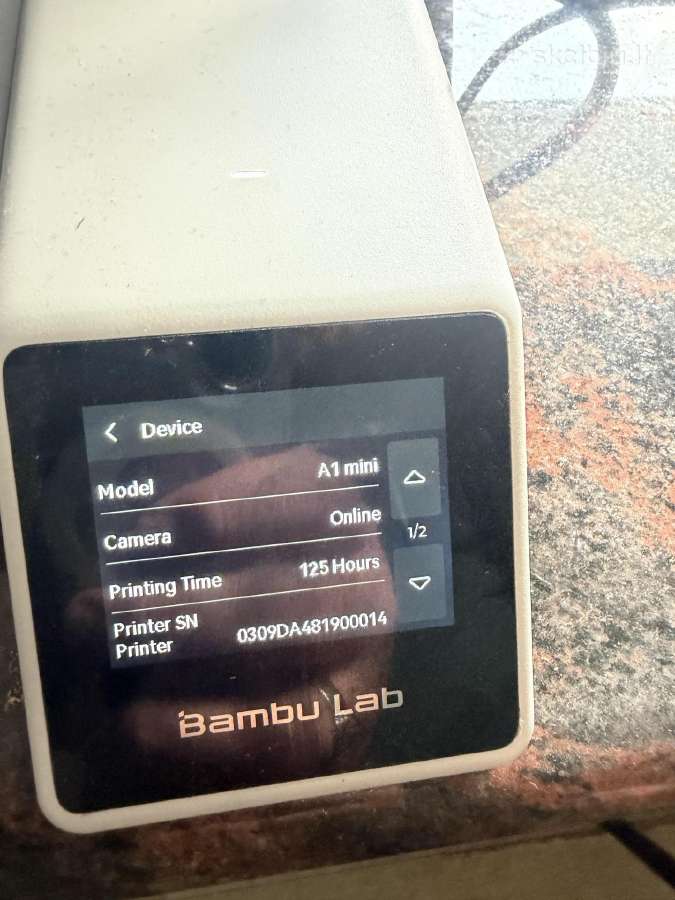 Bambu Lab A1 mini 3D spausdintuvas - nuotraukos Nr. 2