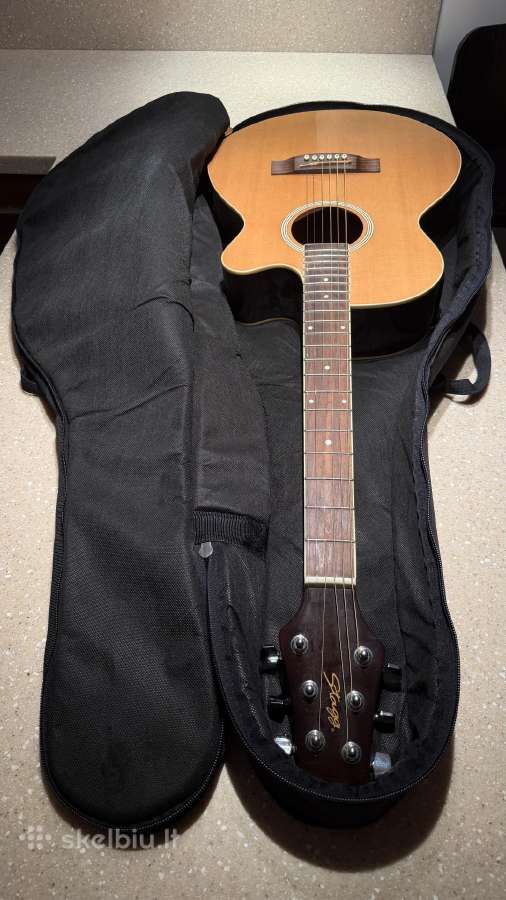 Parduodu naudotą elektro-akustinę Stagg gitarą - nuotraukos Nr. 9