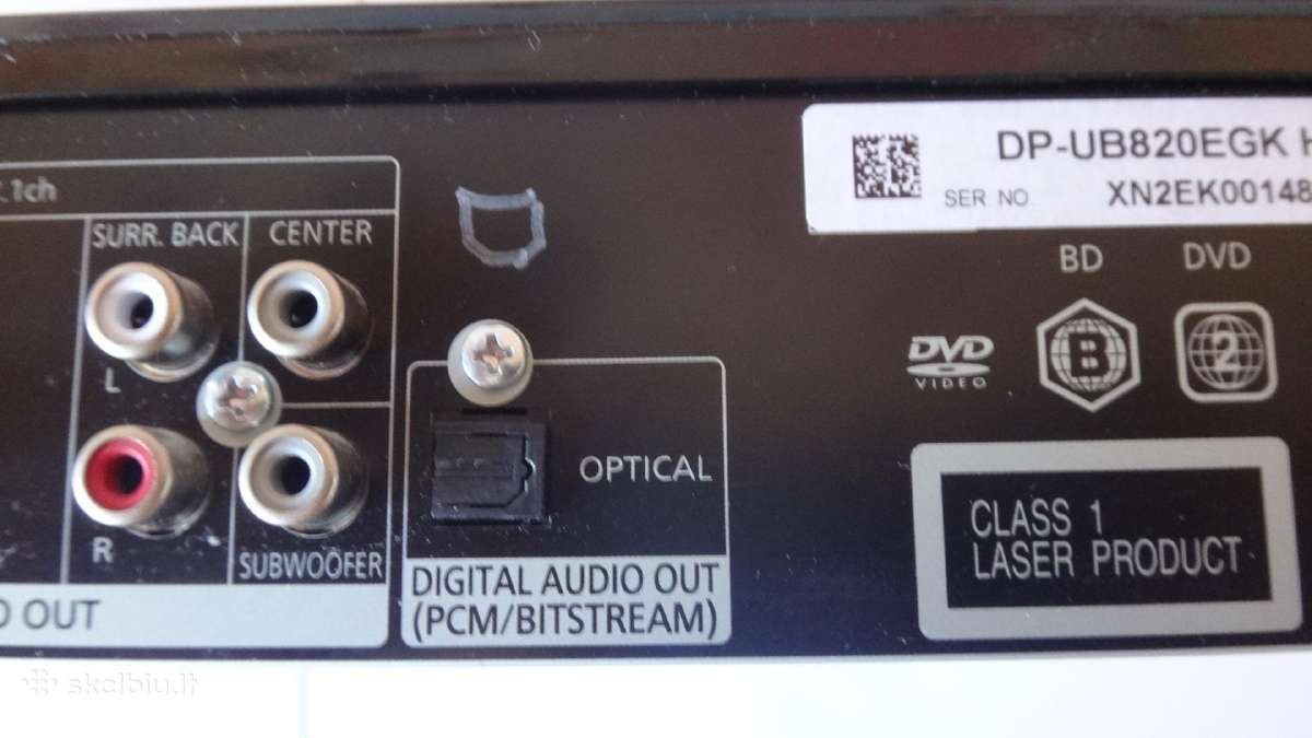 Panasonic Blu Ray grotuvas 4k - nuotraukos Nr. 6