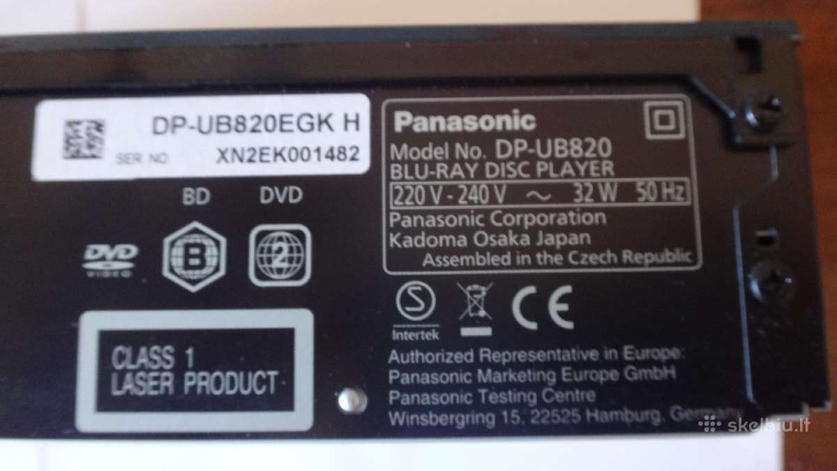 Panasonic Blu Ray grotuvas 4k - nuotraukos Nr. 7