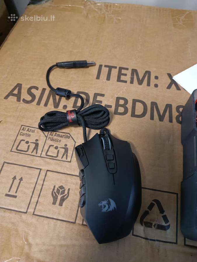 Laidine žaidimų pelė Redragon m921-rgb - nuotraukos Nr. 3