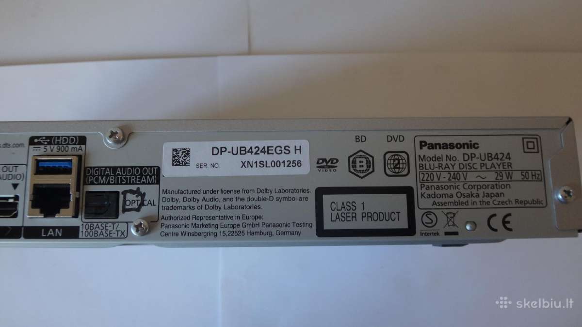 Panasonic Blu Ray grotuvas 4k - nuotraukos Nr. 4