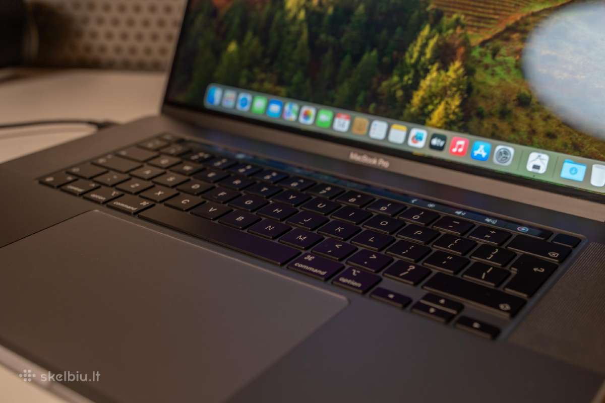 MacBook Pro 16 2019 i9 32gb 1tb Amd5500m 180cycle - nuotraukos Nr. 2