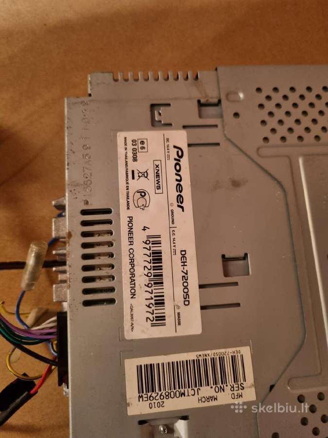 Pioneer Deh-7200sd - nuotraukos Nr. 12