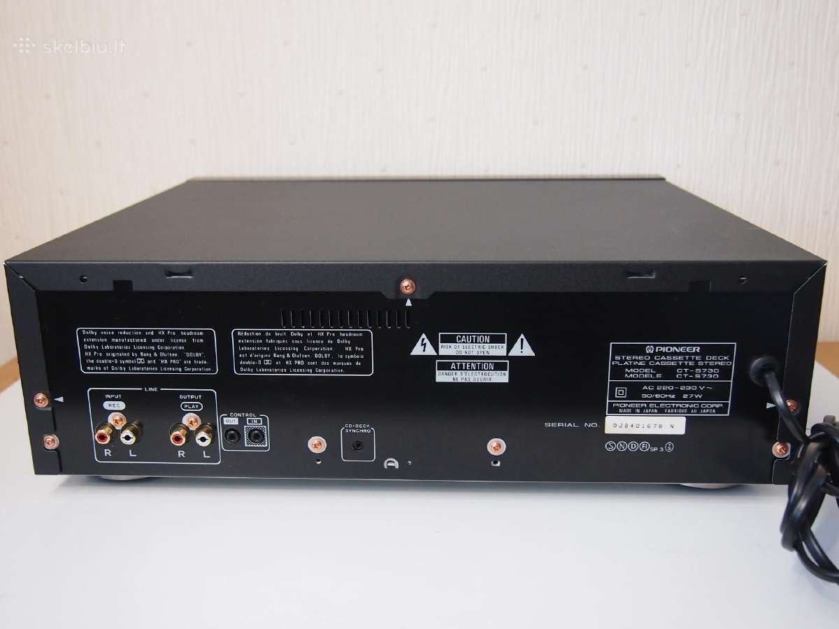 Pioneer Ct-s730 - nuotraukos Nr. 2