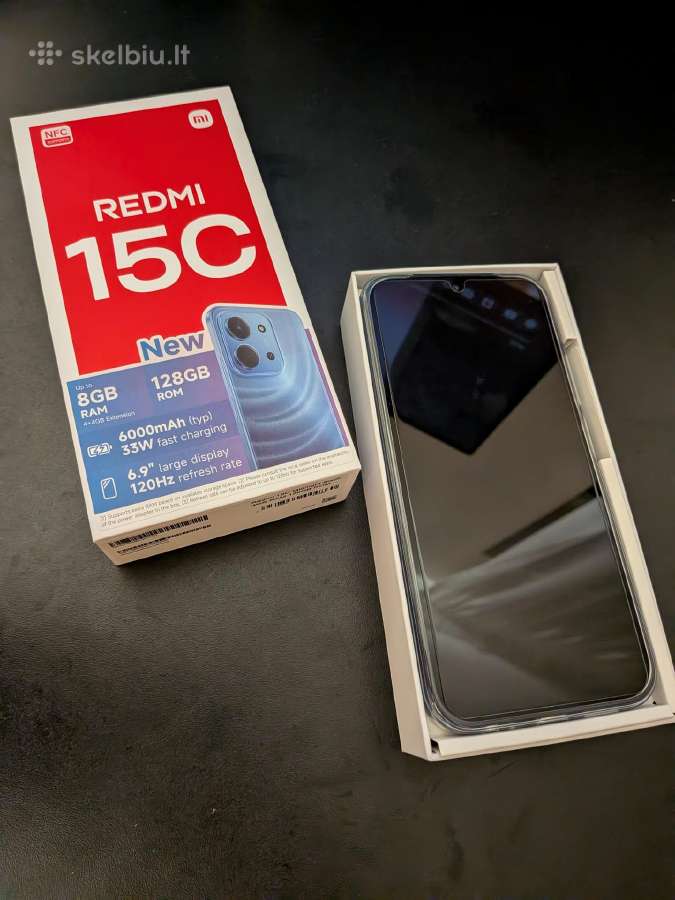 Naujas! Xiaomi Redmi 15c 128gb (Nfc, 6000mah) - nuotraukos Nr. 2