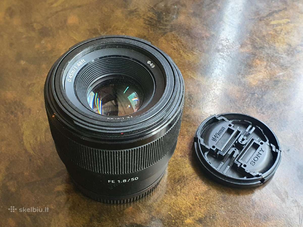Sony Fe 50mm F1.8 Sel50f18f Full Frame objektyvas - nuotraukos Nr. 4
