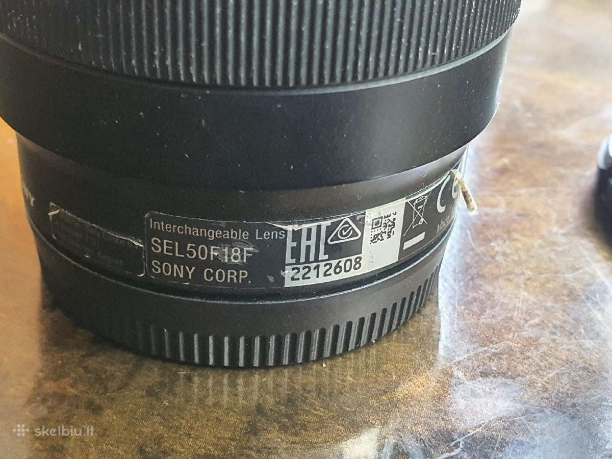 Sony Fe 50mm F1.8 Sel50f18f Full Frame objektyvas - nuotraukos Nr. 2