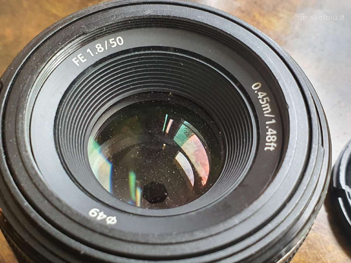 Sony Fe 50mm F1.8 Sel50f18f Full Frame objektyvas - nuotraukos Nr. 3